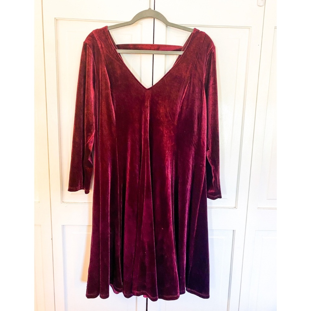 H&M Velvet Wrap Dress